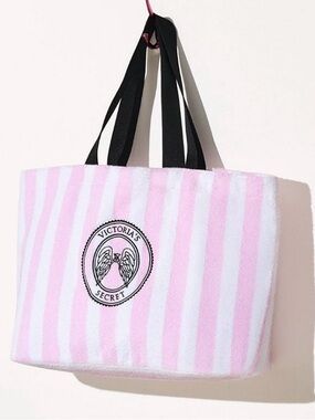 Victorias Secret Terry Cloth Tote Bag NWT